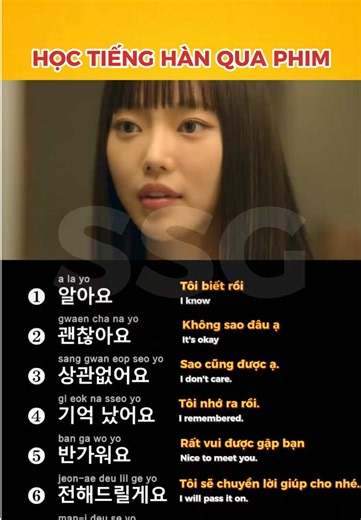 Học tiến Hàn qua phim #ssg #ssgduhoc #duhochanquoc #learnkorean #hoctienghanquaphim