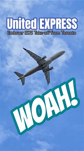United Express E175 Take-off!