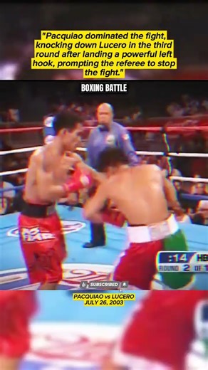 Manny Pacquiao vs Emmanuel Lucero | July 26, 2003 #boxing #boxingfight #boxinghighlights