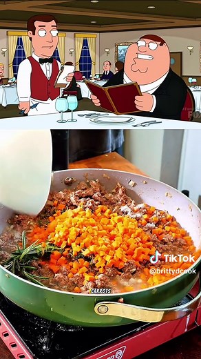 How to recreate Peter’s Shepards Pie from Family Guy! Comment your favorite American cartoon and Follow for more! Recipe - 2lbs lamb - 1 yellow onion - 1 cup diced carrots - 1 cup peas - 1 cup corn - bundle of rosemary and thyme - 1 cup @Guinness US - 1 cup chicken stock - salt and pepper - 1/2 cup flour - 4 Yukon gold potatoes - 1 egg - 2 tbsp potato starch #familyguy #shepardspie #irishfood #fyp #comedy