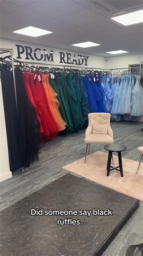 Why not wear black to prom?🖤 🌟A perfect WOW dress for prom available in even more colours🌟 📍Pride Park Derby, DE24 8HR Visit our website to book your prom appointment: www.promready.co.un/book-now #promready #prom #promqueen #promgirl #promgoals #year11prom #promshop | Prom Ready