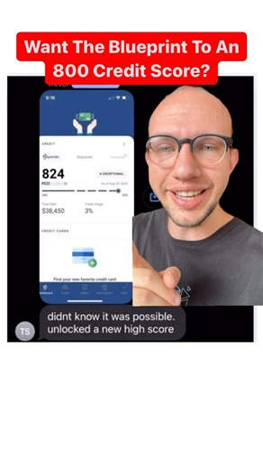 Want the BLUEPRINT to an 800 credit score? . And join the hundreds of people who’ve used it to get scores they never thought was possible? . Comment 800 Below 👇🏼 . Not only did we drop the price from $67 to $27… . But we also included SIX other amazing bonuses for FREE with your purchase. . The bonuses include: ✅ Free Guide: The 5 Levels of Credit Cards & Which To Avoid At All Costs... ✅ Free Case Study: How I Saved $16,350 On A Trip To Cabo... ✅ Free Guide: How To Get A $1500 Line Of Credit -