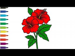 How To Drawa red poppy flower | Lest we Forget Poppy Flower | Remembrance Day