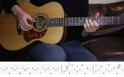 【教学】St. Louis Blues - Chet Atkins (With Tab) Watch and Learn Guitar Lesson