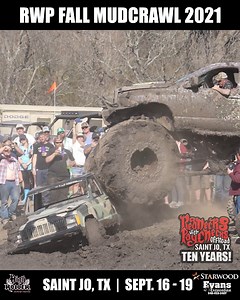 Fall Mud Crawl 2021 at Rednecks with Paychecks Offroad is almost here!! Join us Sept. 16-19 in Saint Jo, TX for the most epic action you and your friends will ever have! Check out this incredible line-up of entertainment: • $2,000 Downhill Barbie Jeep Race • $2,500 Tug of War • $10,000 ATV/SxS Bounty Hole • $8,000 Mega Truck Race • $1,000 Bikini Contest • $5,000 Truck Bounty Hole • $1,000 Stereo Contest • $3,000 SxS Racing • Concert - Seckond Chaynce, Wade B, Sam Riggs, Dustin Meade Mark your ca