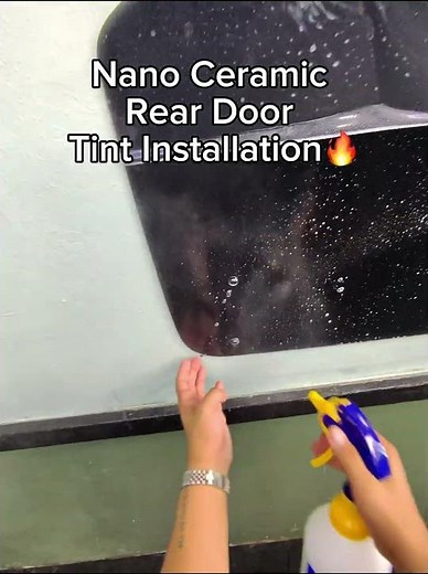 Rear Door Tint Installation Step by Step