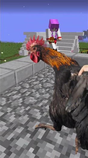 Catching the COOLEST Chicken! 🐔✨ (Wait for it...) #Shorts