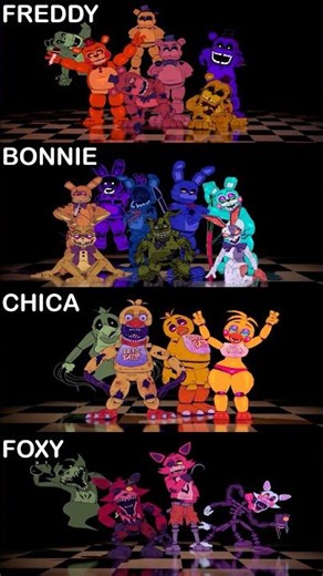 FNaF Movie ANIMATED INTRO - Freddy's VS Bonnie's VS Chica's VS Foxy's