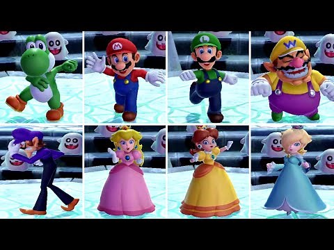 Mario Party Superstars - All Character Dancing Animations
