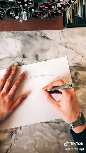 Little Drawing of Lamborghini Huracán