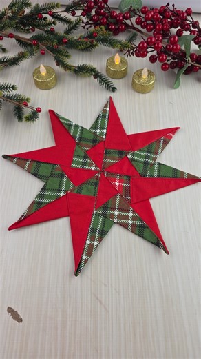 201K views · 2.5K reactions | Christmas Tree Fabric Decoration / Beginner Sewing Project / DIY Holiday Ornament | Narin handicrafts | Facebook