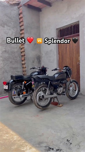 Bullet ❤️ 🆚 splendor 🖤 #splendormodified #bulletlover #vs #splendor #bullet350
