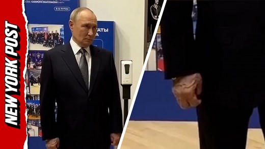 Vladimir Putin's bulging veins and aging hands spark health concerns