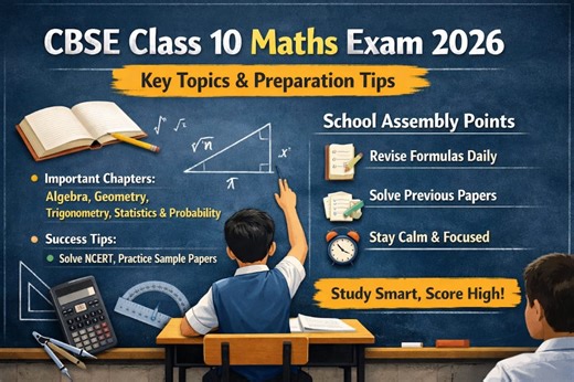 CBSE Class 10 Maths Exam 2026: Key Chapters, Smart Prep Tips And Other Details Here