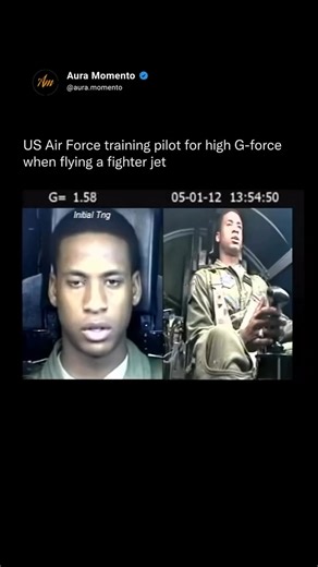 Knowledge Matrix on Instagram: "Your body isn’t built for 9G — so the US Air Force trains it to survive. This is what elite fighter pilots go through before ever touching a combat jet. High G-force training pushes the human body to its absolute limits, forcing pilots to fight blackout, tunnel vision, and crushing pressure while staying fully conscious and in control. Every breath, every muscle contraction, every second matters when flying at supersonic speed in a modern fighter aircraft. This br