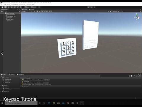 Making a working 3D Keypad in Unity3d