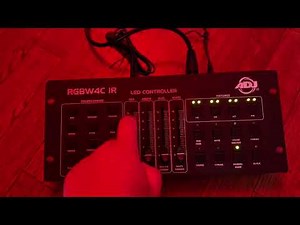 ADJ RGBW 4C IR || DMX512 LED Controller || unboxing & testing