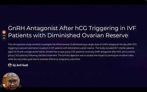 🌸 Premature ovulation—can we stop it? 🤔 Premature ovulation can be a significant challenge, especially for women with low ovarian reserve, older age, or high FSH levels. This phenomenon occurs when ovulation happens too early, often before an HCG trigger or egg collection. Excitingly, there's new research exploring the use of an antagonist after the HCG trigger to help combat this issue. While studies on this topic are relatively rare, the potential for improving outcomes in mild stimulation I