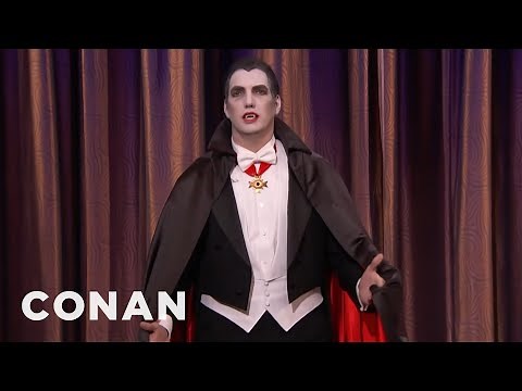 Halloween Safety Tips From Hacky Dracula | CONAN on TBS