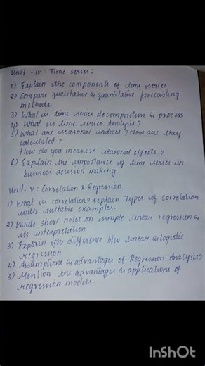 #Osmania University PBA (PREDICTIVE BUSINESS ANALYTICS) important questions-4th sem - bba ba degree