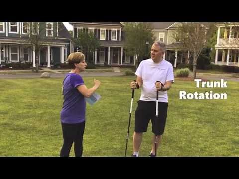 Trekking Pole Use for Seniors, People with Parkinson's Disease or Balance Issues