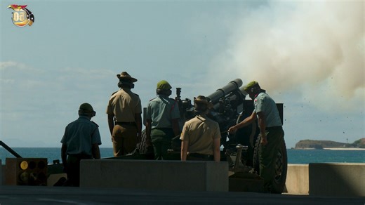3.1K views · 84 reactions | #National: The Papua New Guinea Defence Force (PNGDF) celebrated PNG's 50th anniversary with a historic fleet review of Navy ships from PNG and four allied nations in front of the APEC Haus. Watch more: (https://www.postcourier.com.pg/pngs-50th-anniversary-celebrated-with-historic-fleet-review0/) | Post Courier | Facebook