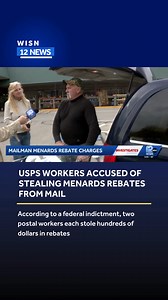 702K views · 2.2K reactions | Two United States Postal Service employees are accused of stealing hundreds of dollars in Menards rebates from the mail. Read more: tinyurl.com/4hwywz8v | WISN 12 NEWS | Facebook