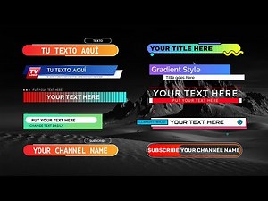 FREE 10 Lower Thirds Examples Green Screen Effect, Green Screen Lower Third Graphics