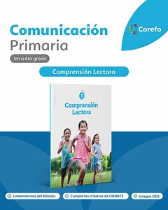 Nuestra colección de libros de Comunicación Primaria adopta un enfoque comunicativo excepcional. A través de situaciones de aprendizaje que abordan problemáticas globales (ODS) y el innovador Método Corefo, buscamos inspirar a los estudiantes a Comprender, Reflexionar y Formarse en valores, asegurando así un aprendizaje perdurable a lo largo de sus vidas. 📚🌍🤝 📌 Descubre más sobre nuestra propuesta educativa en el siguiente enlace: https://www.corefo.com/corefo/ ✨ #Educación #Corefo #ODS #ens
