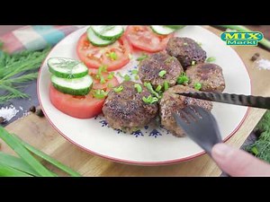 Classic Boulettes (meat balls), detailed recipe