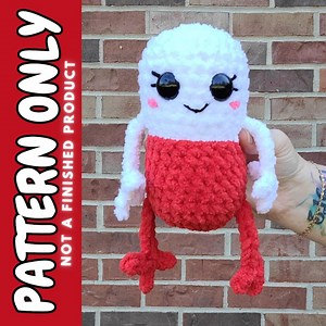 Anita Chill Pill, Crochet Pattern, No Sew - Etsy Australia
