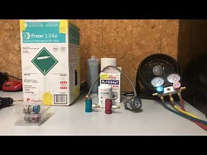 Do It Yourself DIY R-1234YF Refrigerant 1234YF / R134 is old news now