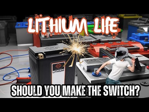 Harley Davidson Lithium Life 8ah Battery Install and Review