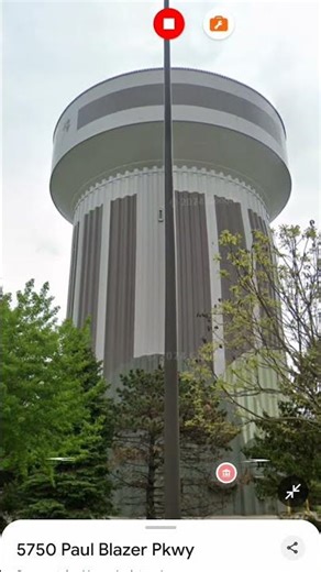 Dublin Ohio water tower demolition