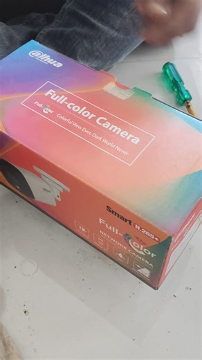 Dahua IP Camera install in box #shorts #dahua #cctv #camera #viral #trending
