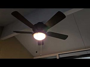 44" Hampton Bay Trice Ceiling Fan (Demonstration)