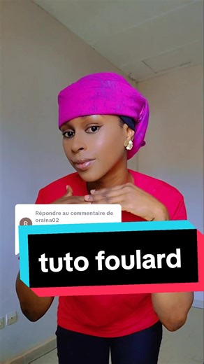 Tuto Foulard: Moussor Nigerienne Simple - Robe String Apparent