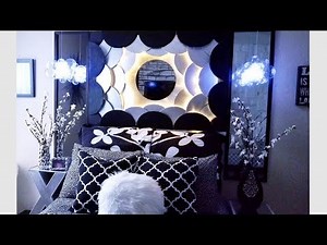 Diy Modern Head Board + Inbuilt Lighting And Diy Pendant Lighting Using Household items!