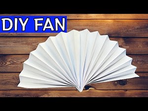 DIY Origami Fan Tutorial | How to Make a Paper Fan Step by Step