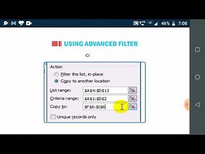 Chapter-4 (Using Excel as Database) Class 7