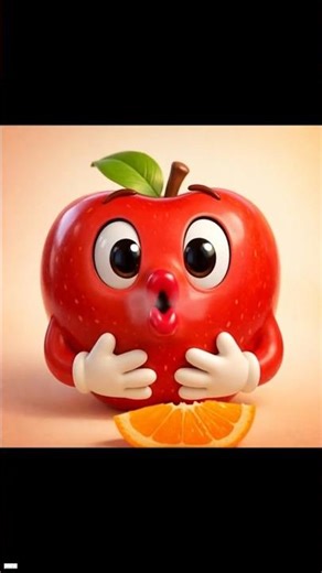 🍎 Silly Apple Makes Funny Faces! #kidssongs #fun #cartoon #kidssongs #cartoon #funny