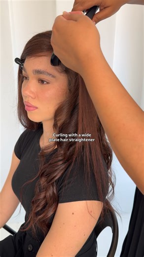 The ghd chronos max hair straightener, delivering the HD curls you deserve ✨ #ghdchronosmax #straightenercurls | ghd