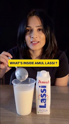 What’s inside Amul Lassi II #holisticfitnesswithtronzy