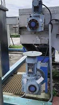 coarse screen and fine screen work process in Sewage water treatment plant #wastewatertreatment