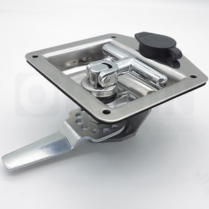 [Hot Item] Stainless Steel Trailer Folding T Compression Handle Paddle Panel Latch RV Truck Toolbox Lock for Ute Drawer