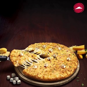 1.7K views · 118 reactions | Satisfying your cheese cravings is now less complicated with the NEW Cheesy 7 pizza!  Can’t wait to dig in to some cheesy goodness? Here’s a simple way to win yourself $20 dine-in vouchers to enjoy #YourSliceOfSimple! Tons of cheeses are falling onto our pizza… along with some pretentious ingredients 樂 Can you spot the not? Tell us your answers in the comments and you could be one of our 3 lucky winners! | Pizza Hut | Facebook