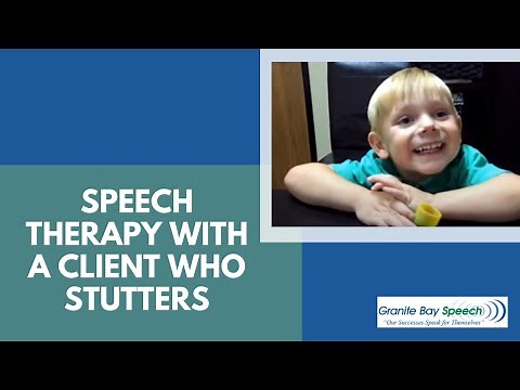 Speech therapy with a client who stutters