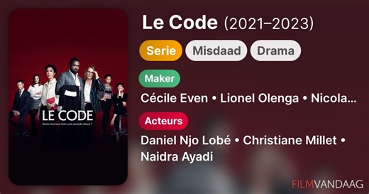 Le Code (serie, 2021–2023)