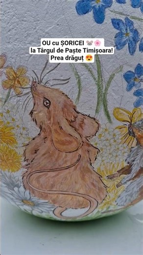 OU cu ȘORICEI 🐭🌸 la Târgul de Paște Timișoara! Prea drăguț 😍