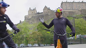 38K views · 92 reactions | Danny MacAskill's latest video see’s his two alter ego’s; Trials Danny and Enduro Danny, battle it out trick for trick onboard our all new Stamp 7 MacAskill Edition pedal! Who will land the most tricks and take home the win? #DANNYVSDANNY #stampsmall #stamplarge #crankbrothers | crankbrothers | Facebook